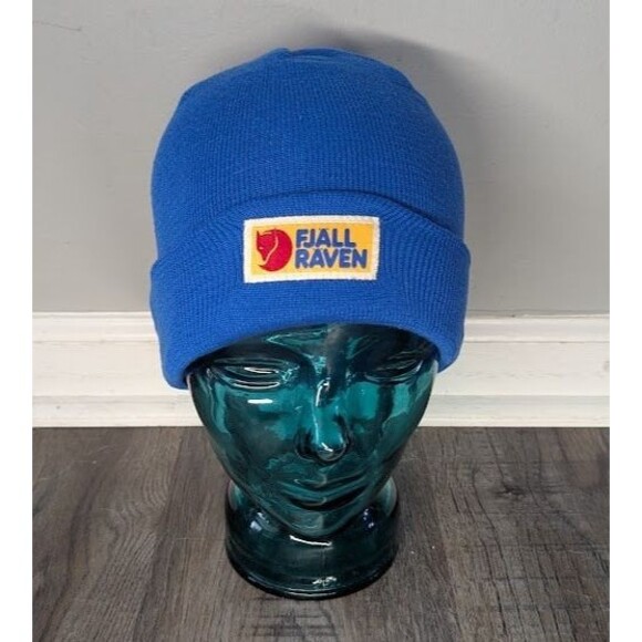 Fjallraven Vardag Alpine Blue Classic Knit Beanie Hat One Size - Picture 1 of 6